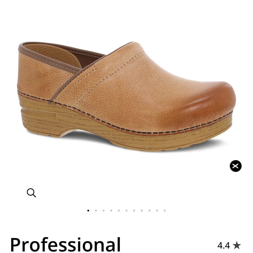 Dansko Tan Leather Clogs